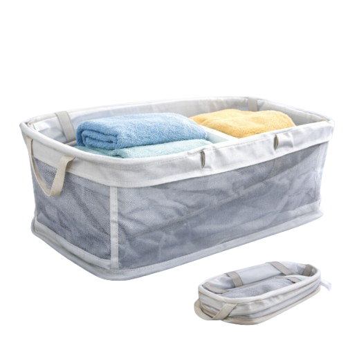 Cesta plegable guarda ropa