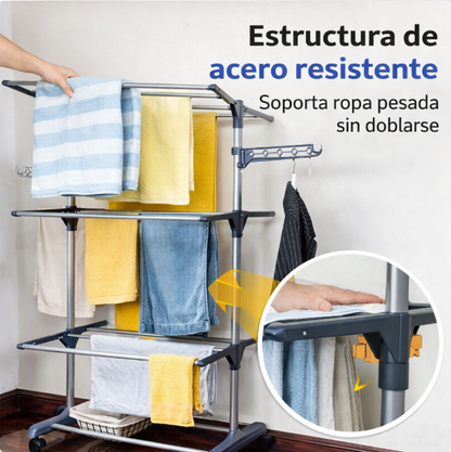 AeroDry Pro™ - Seca más ropa en menos espacio