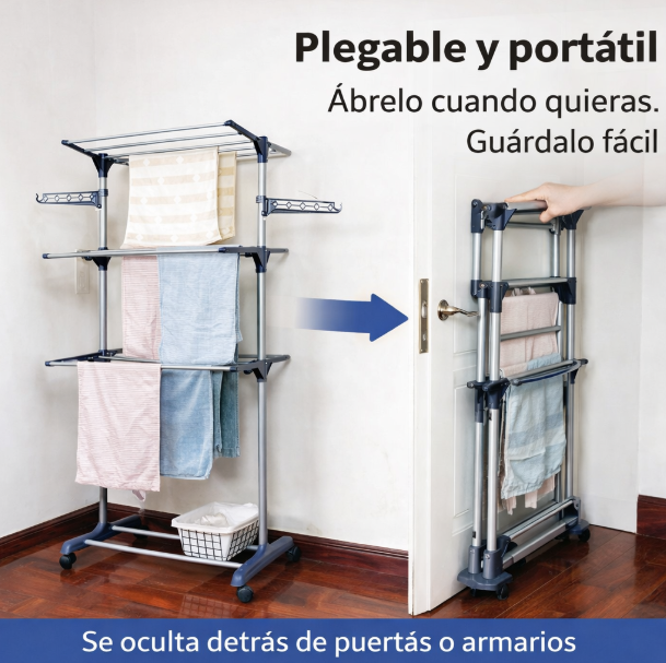 AeroDry Pro™ - Seca más ropa en menos espacio