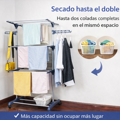 AeroDry Pro™ - Seca más ropa en menos espacio