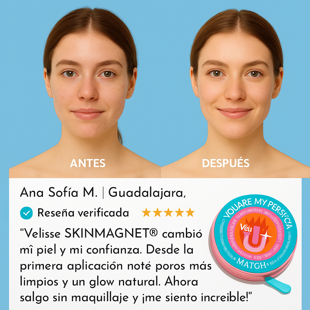 Velisse SKINMAGNET® Una piel que deslumbra desde la primera aplicación