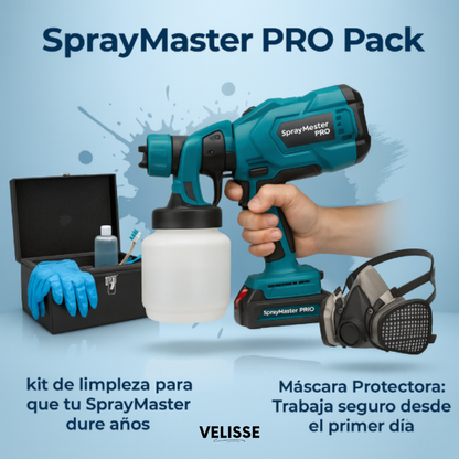 SprayMaster PRO™ - Pistola Pulverizadora Inalámbrica Profesional