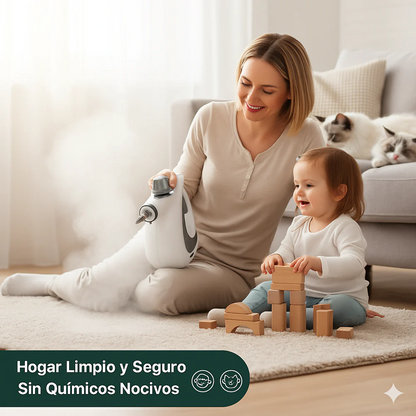 TurboSteam Pro™ - La fuerza del vapor que elimina la suciedad en segundos