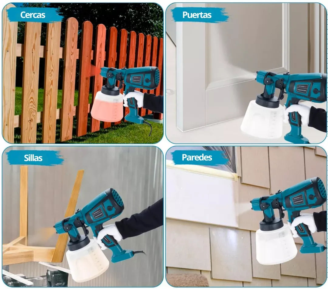SprayMaster PRO™ - Pistola Pulverizadora Inalámbrica Profesional