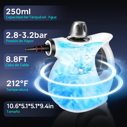 TurboSteam Pro™ - La fuerza del vapor que elimina la suciedad en segundos