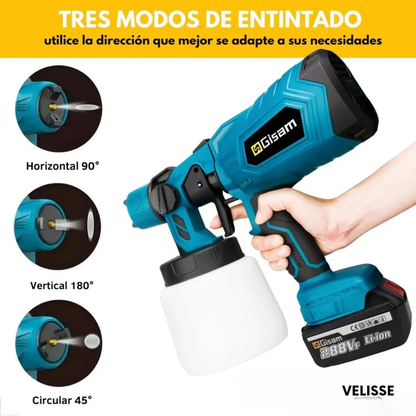 SprayMaster PRO™ - Pistola Pulverizadora Inalámbrica Profesional