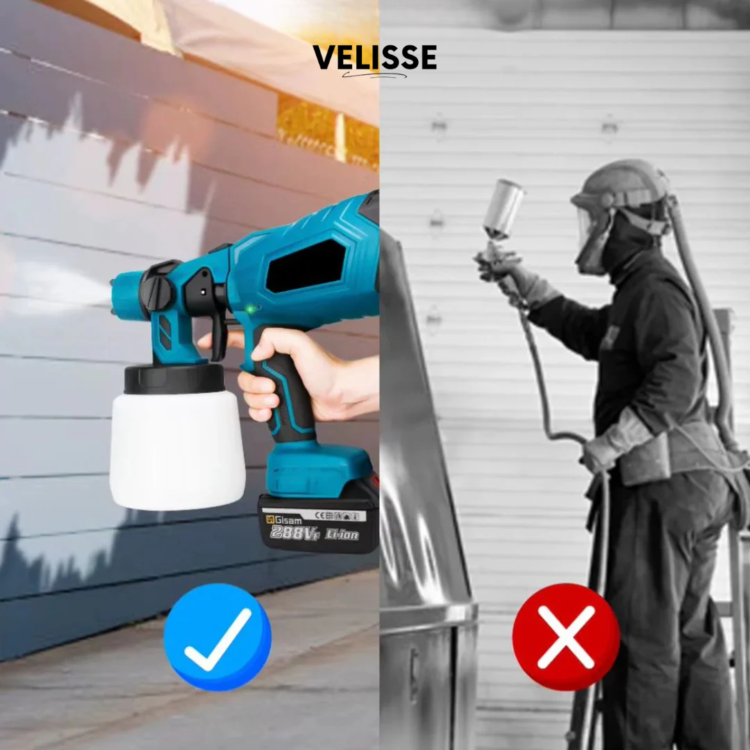 SprayMaster PRO™ - Pistola Pulverizadora Inalámbrica Profesional
